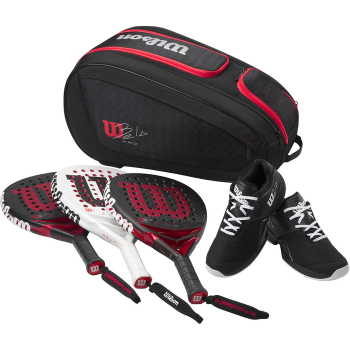 Сумка для падел Wilson Bela Super Tour Thermoguard - професійна, легка, з надійними застібками та зручним зберіганням