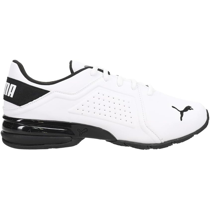 Кросівки Puma Viz Runner Cross для чоловіків, розмір 42.5 EU, широка колодка, чорно-білі