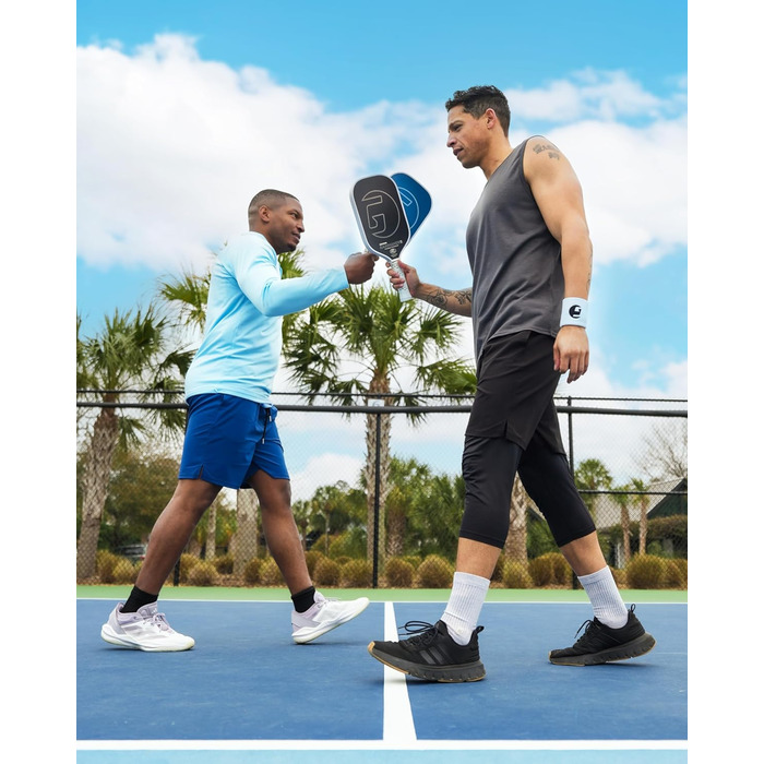 Gamma Rainmaker: Легка ракетка для піклболу з великою зоною удару, карбоновим покриттям з мікроперлин для обертання та контролю, регульованою вагою, 16 мм, 6 кольорів (чорний)