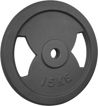 Диски для гантелей і штанги POWER-XTREME, чавунні, з ручками, 30/31 мм, 5-20 кг, студійна якість