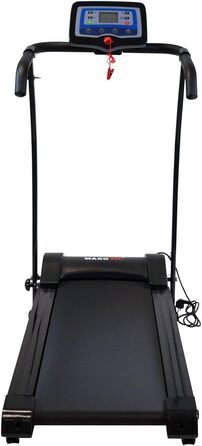 Біговий доріжка MAXOfit MF-17 для дому: складаний, тихий електромотор 1-10 км/год, 12 програм, LCD-дисплей