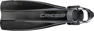 Ласти Cressi Frog для дайвінгу, регульовані, L-XL, чорні, Італія