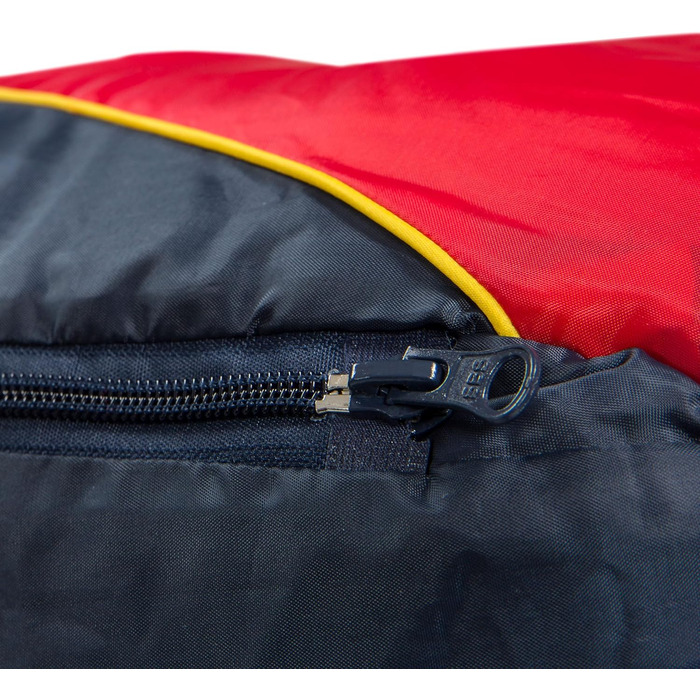 Сплячий мішок Trespass Bunka Unisex на 3 сезони з утеплювачем Hollowfiber, червоний