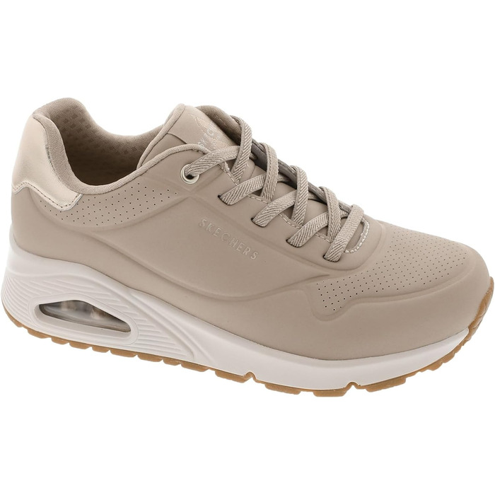 Кросівки жіночі Skechers UNO Shimmer Away Nude Rosegold (42 EU) з Durabuck та Duraleather