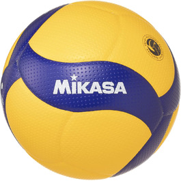 Волейбольний м'яч MIKASA V300W жовтий, розмір 5, офіційний