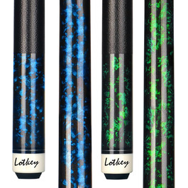 Кю Локей: Біліардний кий 58'' з крейдою (2 шт.) - міцний, з твердого дерева, для професійних гравців