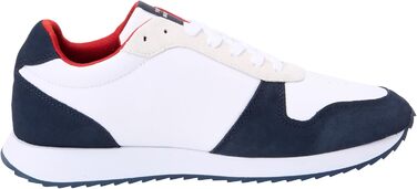 Кросівки Tommy Hilfiger Runner Evo Mix Stitch білі (42 EU, блакитний Desert Sky)