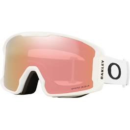 Гірськолижна маска Oakley Line Miner XM Prizm, матова біла, лінза Prizm Sage Gold