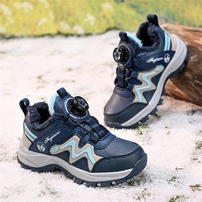 Дитячі зимові черевики Kinder Baumwolle, розмір 28-41, колір блакитний