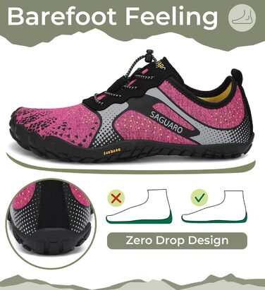 Взуття для тренувань Barefoot чорне (Nero Fumosо) 36 EU: для хайкінгу, дому та активного відпочинку