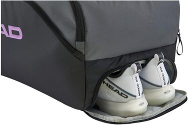 Сумка для падел-тенісу HEAD PRO X Duffle L, чорна - велика спортивна сумка для ракет та аксесуарів