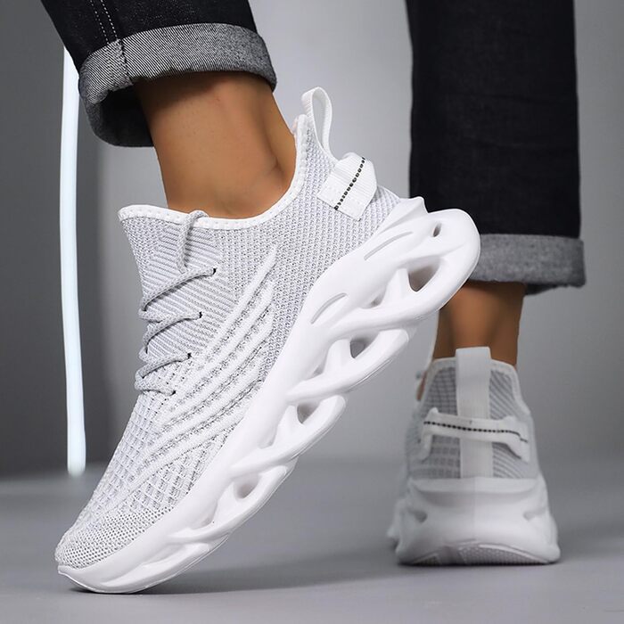 Білі кросівки для хлопчиків, дихаючі, зручні, для занять спортом, тренувань, тенісу та прогулянок, розмір 34 EU