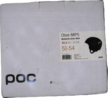 Велосипедний шолом POC Obex MIPS XS-S 51-54 см зелений матовий