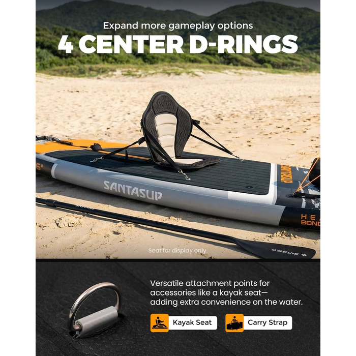 SUP дошка надувна Stand Up Paddle Board 320/335 см з комплектом аксесуарів: весло, насос, рюкзак, ліш, гермосумка, для дорослих