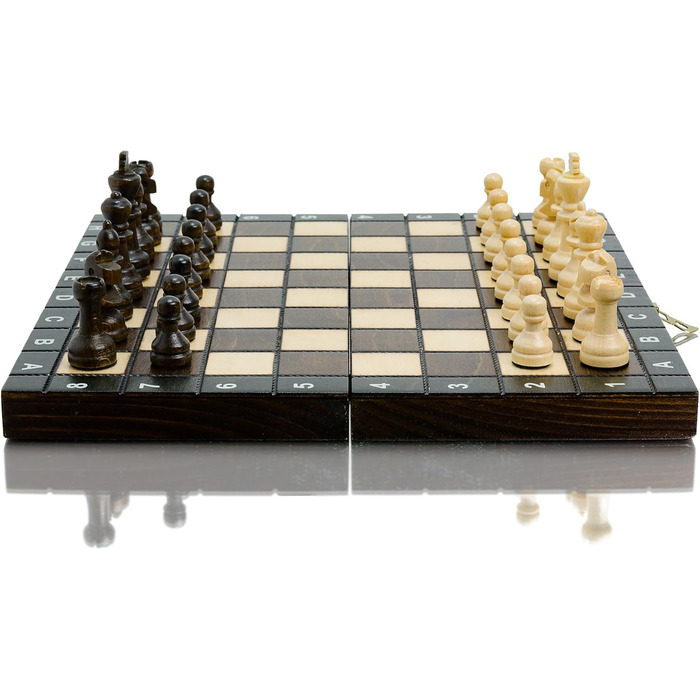 Дорожній шаховий набір Master Of Chess з берези та бука, шахова дошка 27x27 см з фігурами, портативний набір для дітей і дорослих, якісне шкільне шахове поле