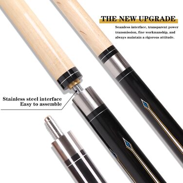 Більярдний кий для пулу Ahorn - набір 2 шт. (147,3 см)