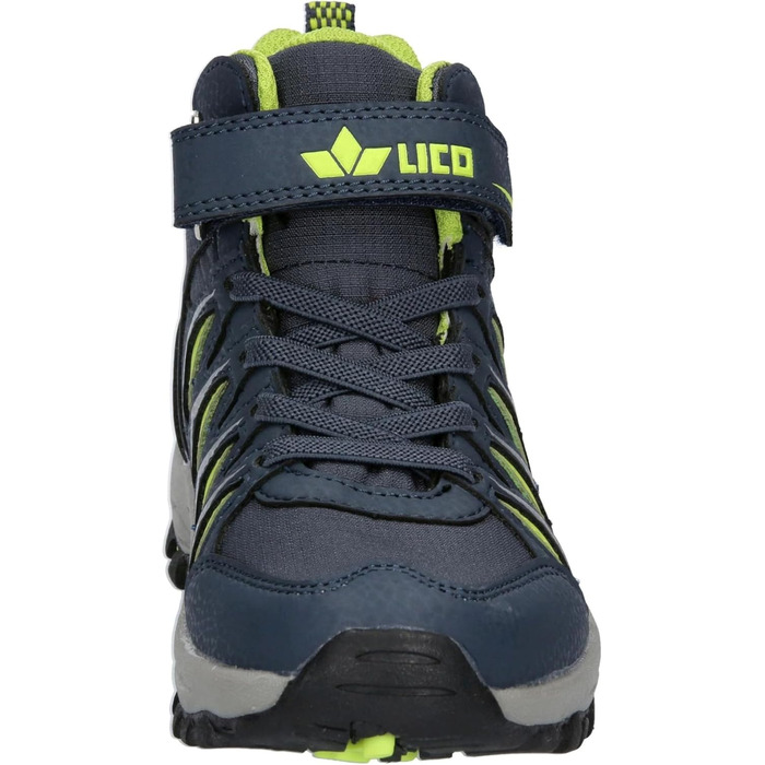 Дитячі черевики Lico для трекінгу та прогулянок, 39 EU, блакитно-лимонні