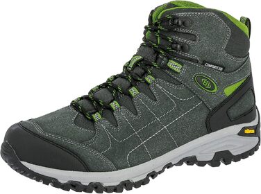 Черевики трекінгові Brütting Mount Shasta Unisex 43 EU, антрацит-зелені