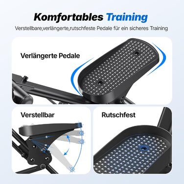 MERACH Stair Stepper Pro: кардіо-тренажер для дому з регулюванням навантаження, складаний вертикальний степер, фітнес-обладнання (2499B1)