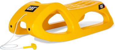 Дитячі сани RollyToys Snow Cruiser Cat, жовті, сталеві полози, для дітей від 3 років