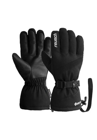 Гірськолижні рукавички Reusch Gore-TEX унісекс, водонепроникні та теплі, чорно-білі, розмір L
