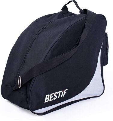 Набір для перевезення лиж та черевиків Skitasche: водонепроникний мішок для лиж до 175 см та сумка для черевиків | Чорний