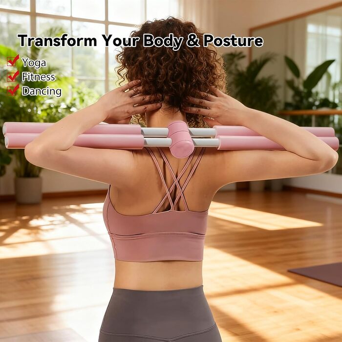 Набір для пілатесу: кільце 38 см, еластичні стрічки, м'яч, антиковзаючі шкарпетки, матеріал PP + латекс, для формування тіла вдома, підходить для жінок (A-Grün)