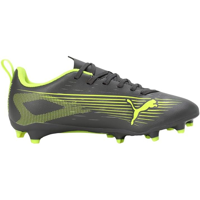 Дитячі футбольні бутси PUMA Ultra 5 Play FG/AG Jr – 38 EU, Matte Aged Silver Yellow Alert