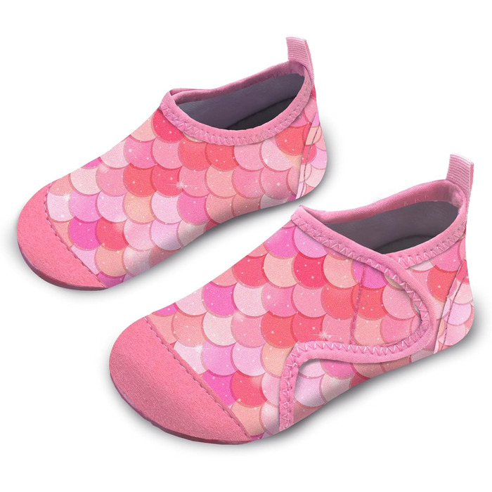 Дитячі шльопанці WateLves для плавання та відпочинку на пляжі - рожеві, 32/33 EU