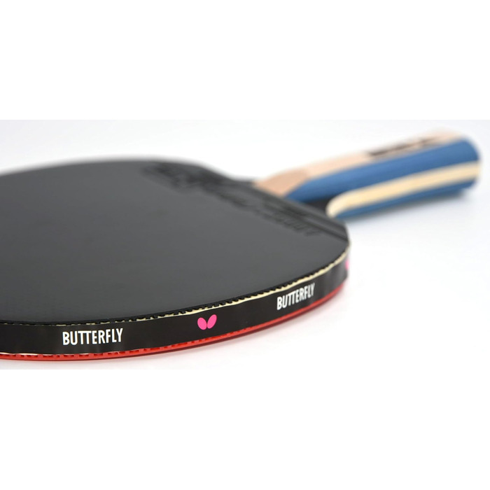 Накладка Butterfly Timo Boll Silver для настільного тенісу, ITTF сертифікат, анатомічна ручка, для амбітних гравців, преміум якість