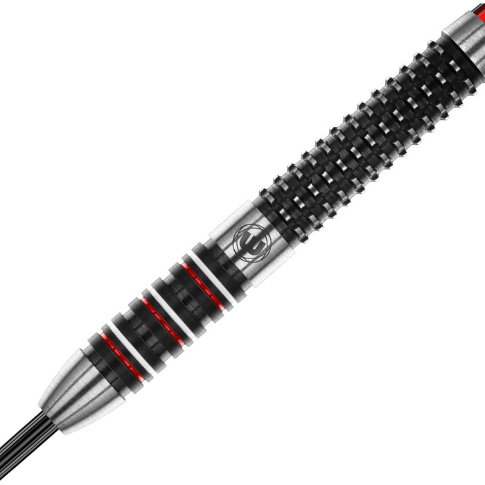 Дротики Winmau Steel Flo Hempel 25 г, сталь, 90% вольфрам, чорні