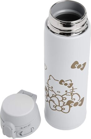 Термочашка Zojirushi з нержавіючої сталі, вакуумна, 473 мл, Hello Kitty, біла