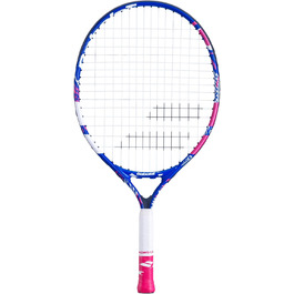 Дитяча тенісна ракетка Babolat B Fly 21, біло-рожева, натягнута, 185 г