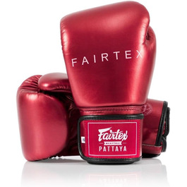 Боксерські рукавички Fairtex Metallic 14 oz Rot Metallic