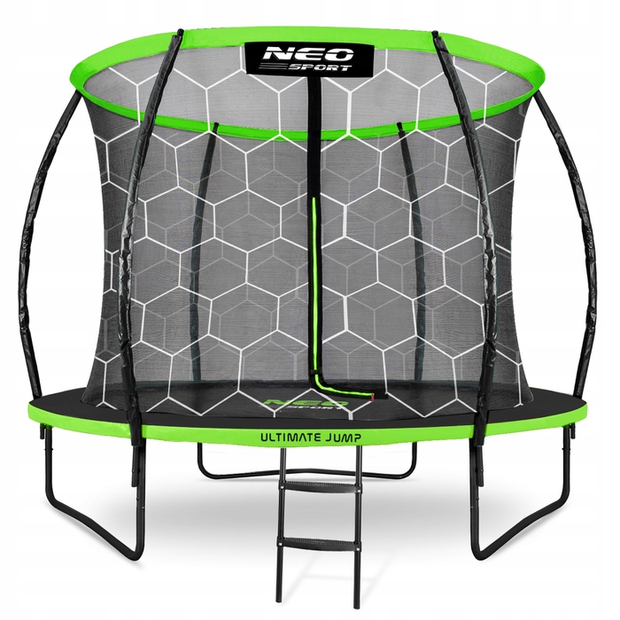 Садовий батут Neo-Sport 8ft/252см з внутрішньою захисною сіткою