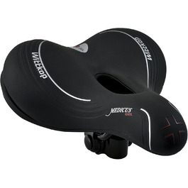 Велосипедне сідло WITTKOP з 3 зонами комфорту та гелевою підвіскою | Зручне сідло для жінок та чоловіків | MTB, Trekking, City Single