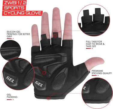 Велосипедні рукавички для чоловіків та жінок, напівпальцеві, дихаючі, літні, для їзди, фітнесу, з гелевою підкладкою, антиковзаючі, для MTB, тренувань, зелені, M