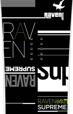 Сноуборд RAVEN Supr чорний/зелений для сноубордингу