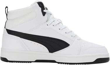 Кросівки Puma Unisex Rebound V6 білі з чорним (Puma White/Black), розмір 45 EU