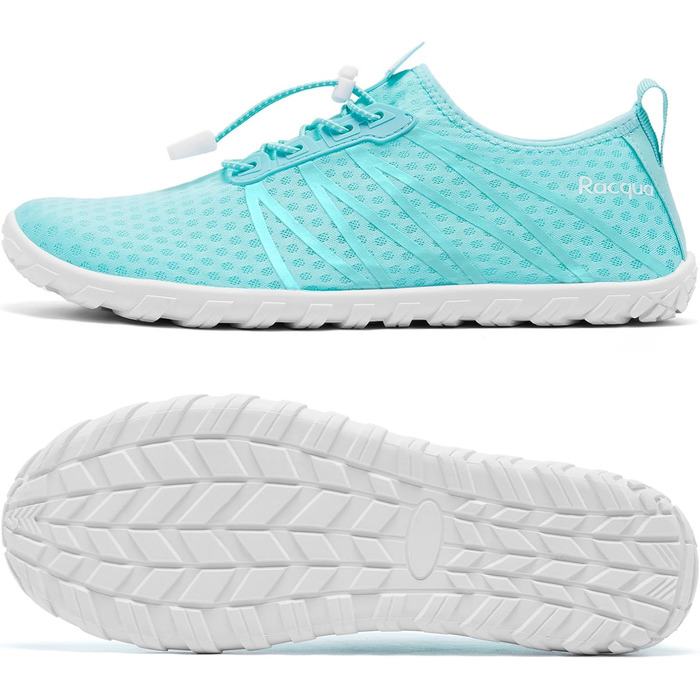 Водні черевики Raqua для плавання та відпочинку на пляжі (35-47, 39.5/41 EU, м'ятно-зелений)