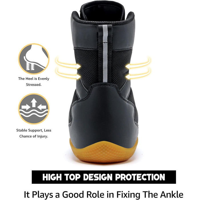 Чоловічі шкарпетки-взуття ASHION для хайкінгу та трейлраннінгу, зимові, водонепроникні, чорно-червоні (42.5 EU)