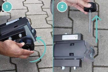 Велосипедний фаркоп FISCHER Proline Evo 2 - фаркоп для велосипедів, тримач для авто, чорний SmartLine