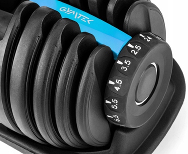 Регульовані гумовані гантелі Gymtek 1 x 24 кг