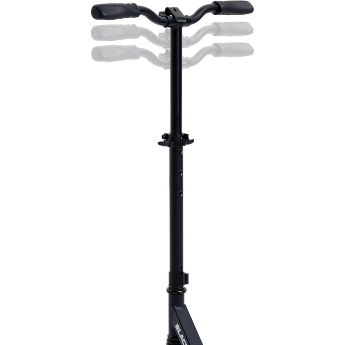 Самокат міський BLACKWHEELS Zoom City-Scooter 200мм, алюмінієвий, з амортизатором, складаний, регульований кермо, чорно-білий