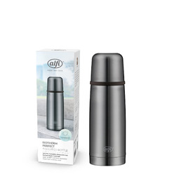 Термос alfi ISOTHERM PERFECT AV на 1,0 л, матовий сірий (cool grey mat), збереження тепла до 24 годин