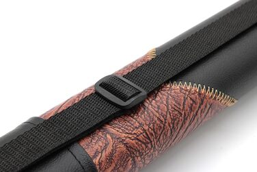 Чохол для бильярдної кістки Köcher, Cue Player II, 82 см, чорний - бронзовий