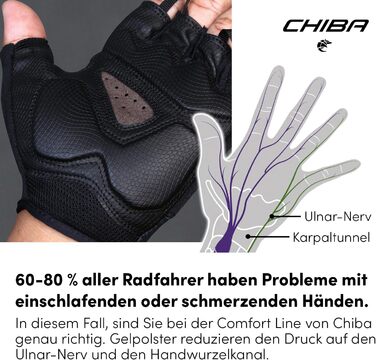 Рукавички спортивні Chiba Herren Gel Premium білі, розмір L