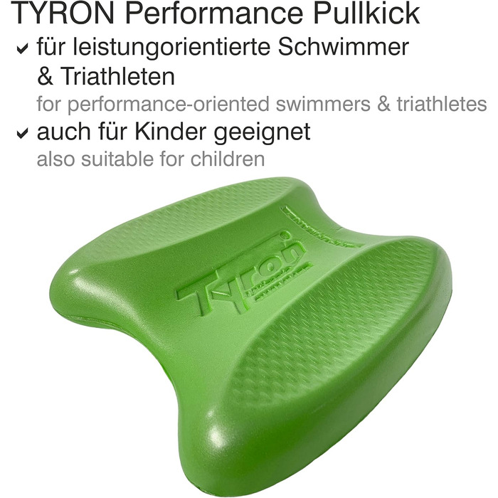 Tyron Performance Pullkick – плавальна дошка-тренажер, універсальна, зелена, пластик, для вдосконалення техніки плавання