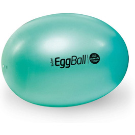 Гімнастичний м'яч PEZZI Eggball MAXAFE 45 см, зелений, сидячий м'яч для фітнесу