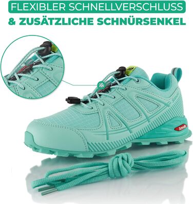 Трекінгові черевики для жінок та чоловіків, дихаючі, для трекінгу та трейлраннінгу, 37 EU, блакитні